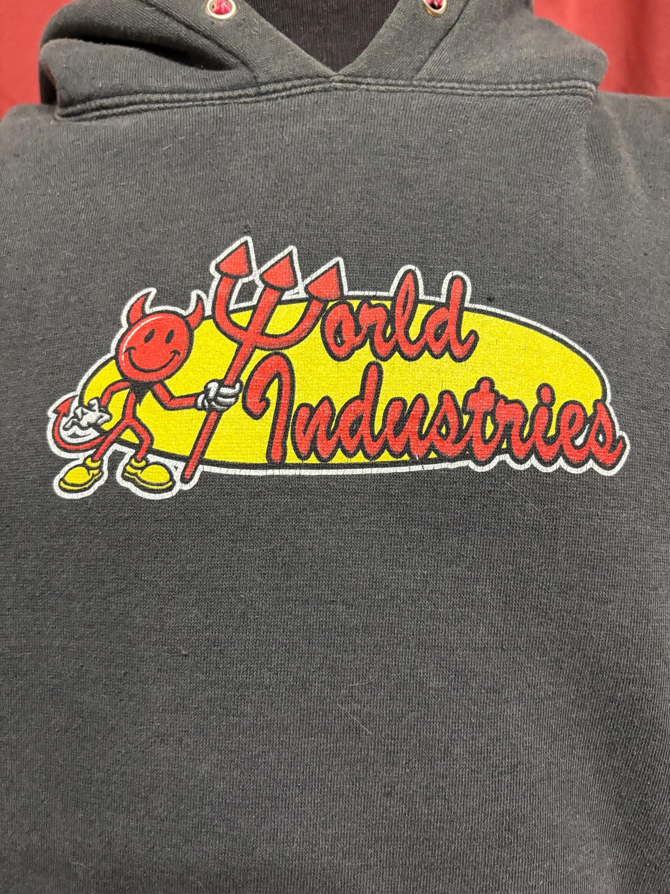 ヴィンテージ ワールド インダストリーズ パーカー 90年代 スケート