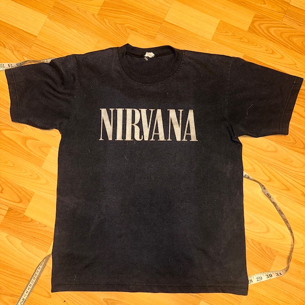 Vintage Nirvana Tshirt Y2K Compilation Album Grunge Streetwear Kurt Cobain Grail