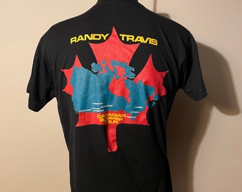 Vintage Randy Travis Tour Shirt Country Music Grail 80s