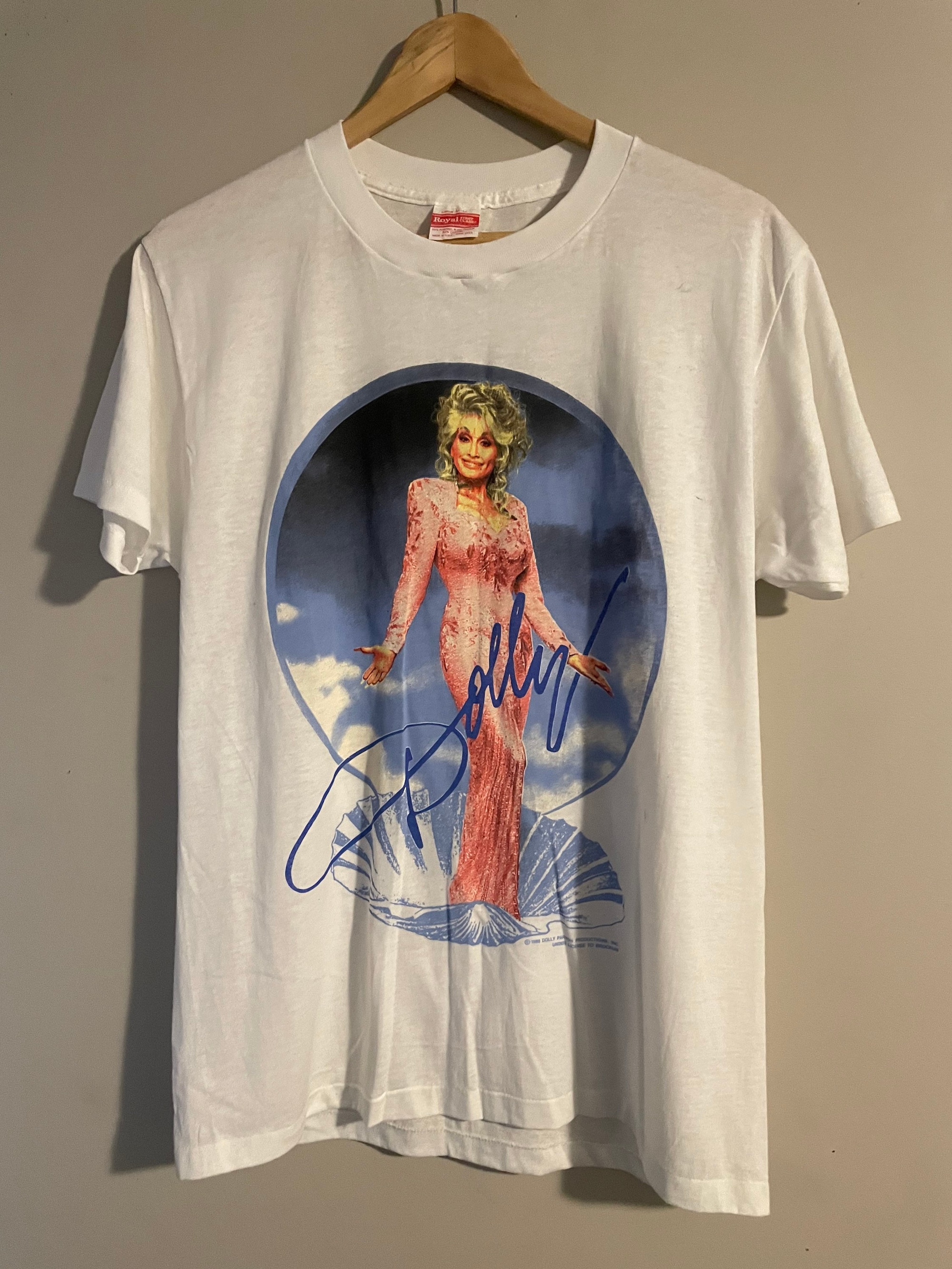 Discover Vintage Dolly Parton Shirt 80s Country Music Band Tee Grail