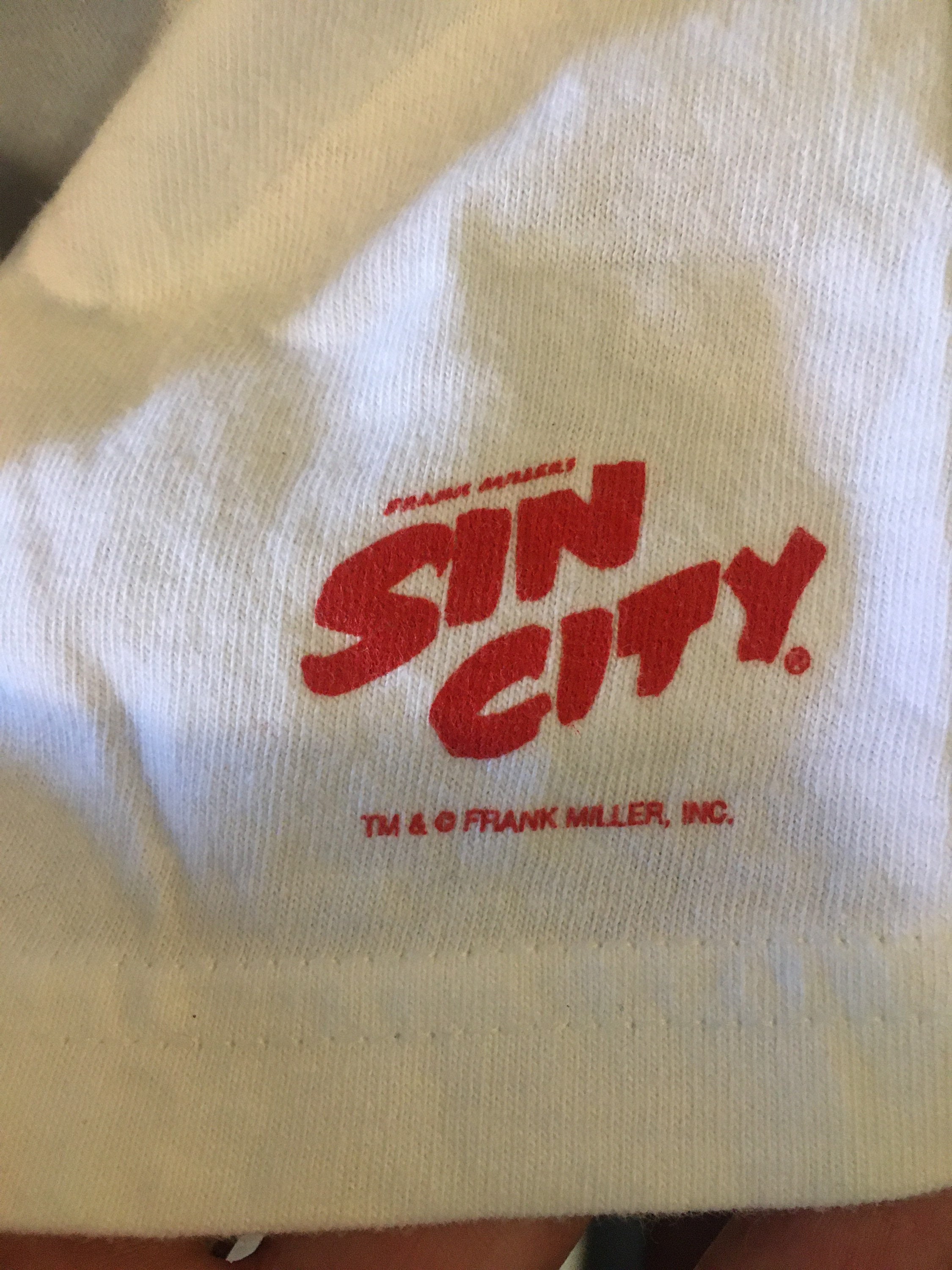Vintage Sin City Frank Miller T Shirt Marv Graphic Novel Comicbook