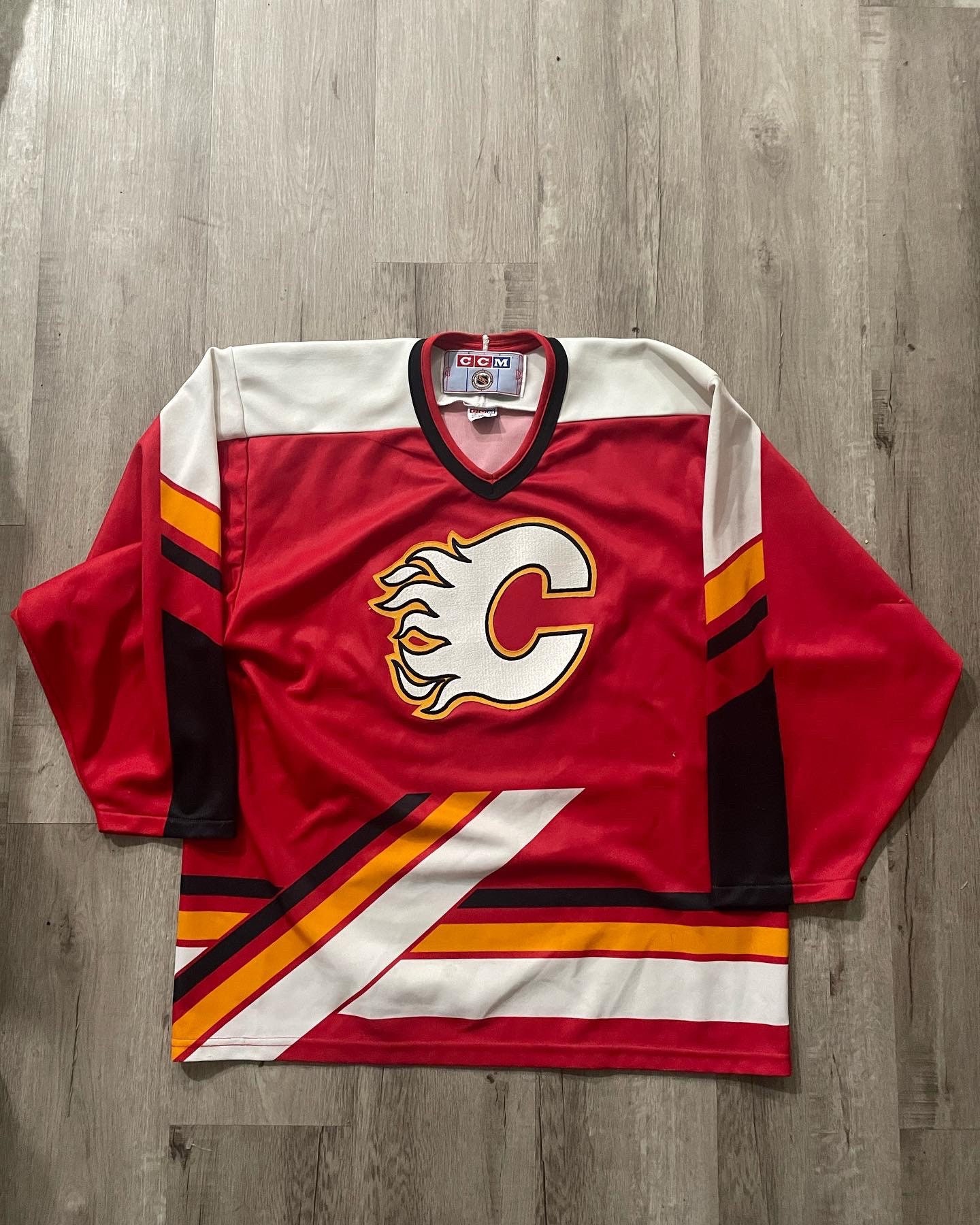 vtg rare NHL edmonton oilers 3rd alt koho authentic on ice jersey
