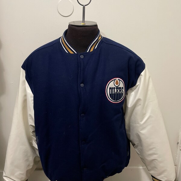 Vintage Oilers Jacket Etsy