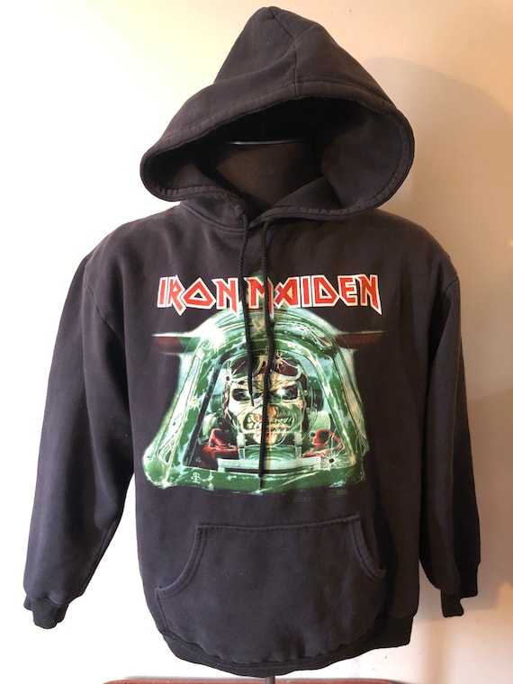 Iron Maiden Hoodie Lobotomy History of Eddie Head Rare Graphic Etsy