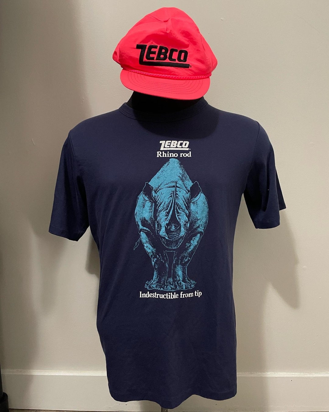 Vintage Zebco Rhino Rod Fishing Shirt 90s Angler Grail - Etsy
