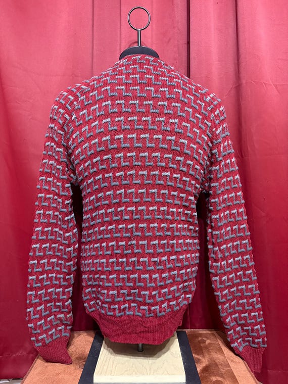 Vintage Giorgio Armani Cardigan Sweater 80's Silk Linen Cotton