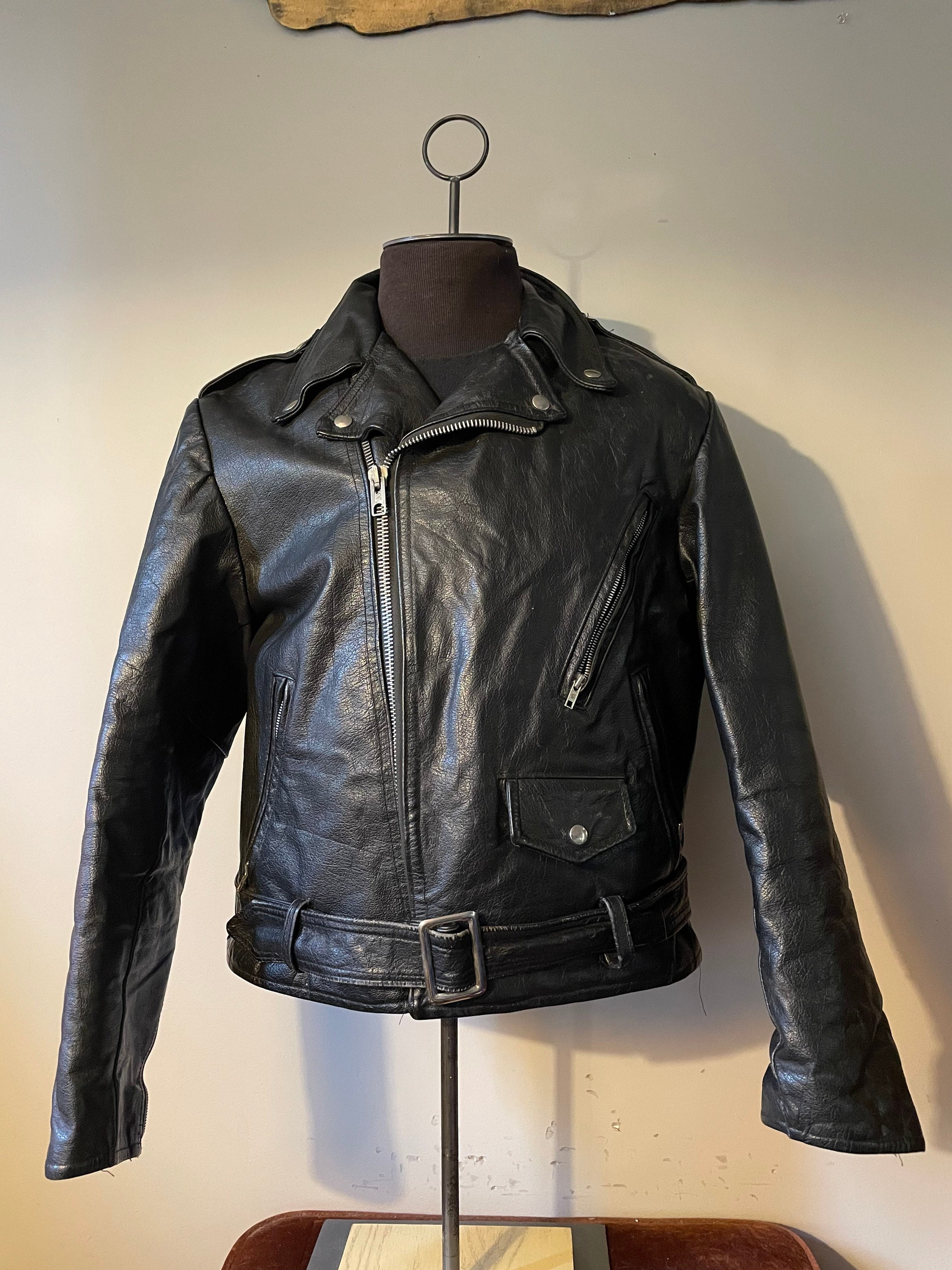 RE/DONE x Marketplace | 60s Vintage Cafe Racer Leather Jacket