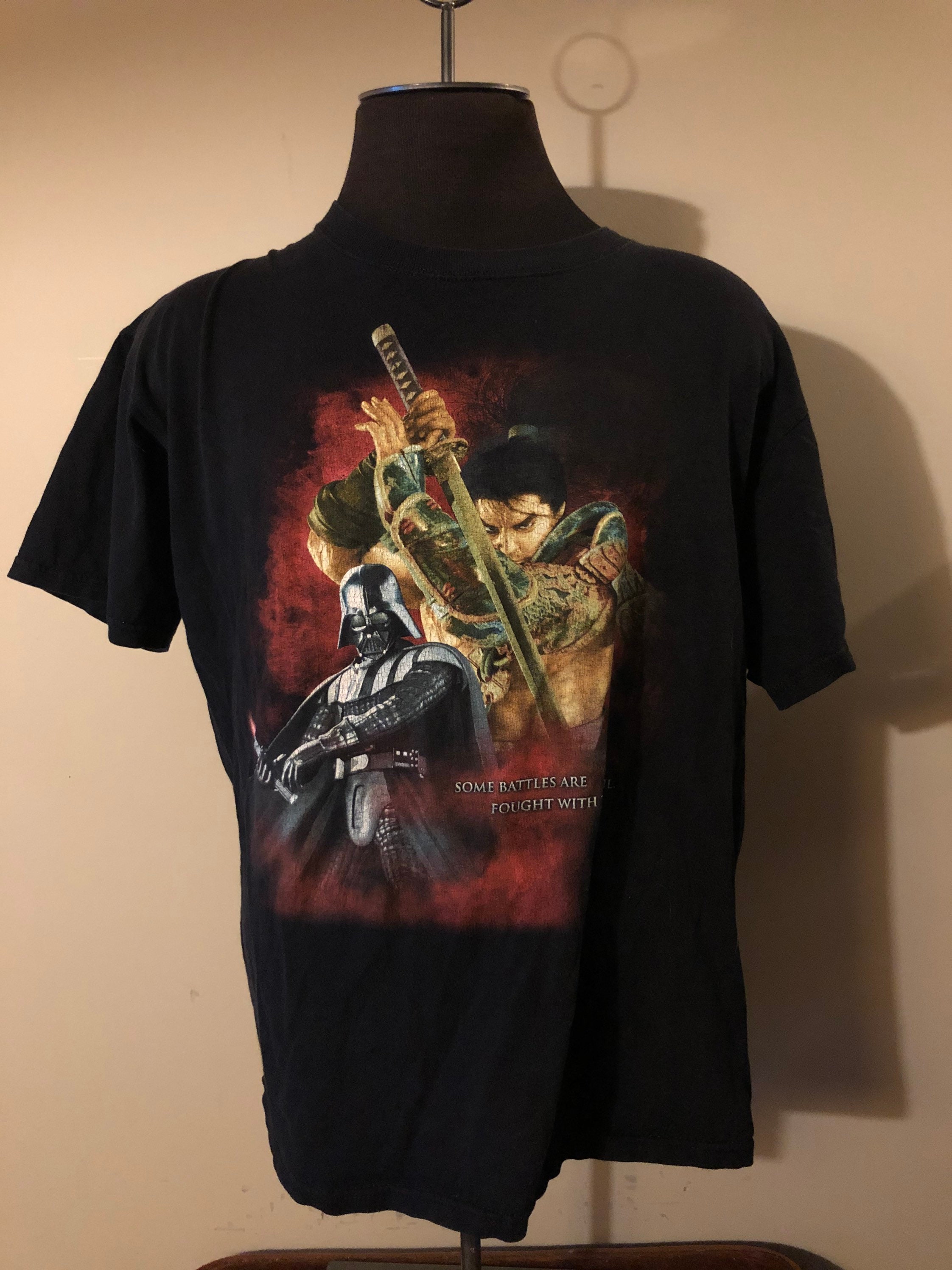 SOUL CALIBUR4 Tシャツ　ヨーダ ゲームソウルキャリバー　半袖　黒 Soul Calibur 4 IV T-shirt SizeXL Back Print Darth Vader Yoda