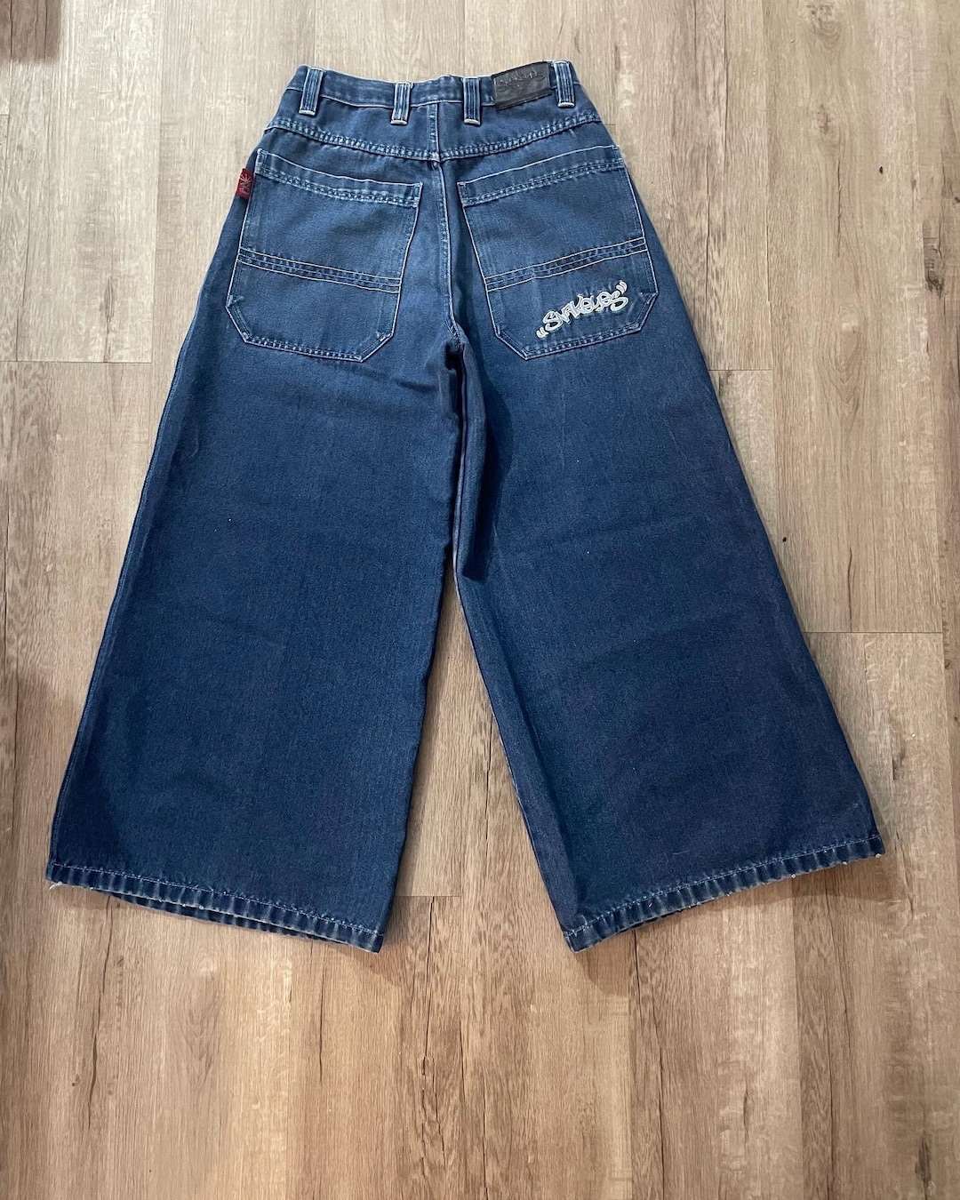 W32 90s KIK WEARサイドラインバギーデニム　黒 レイヴ　JNCO $_12.JPG?set_id=880000500F