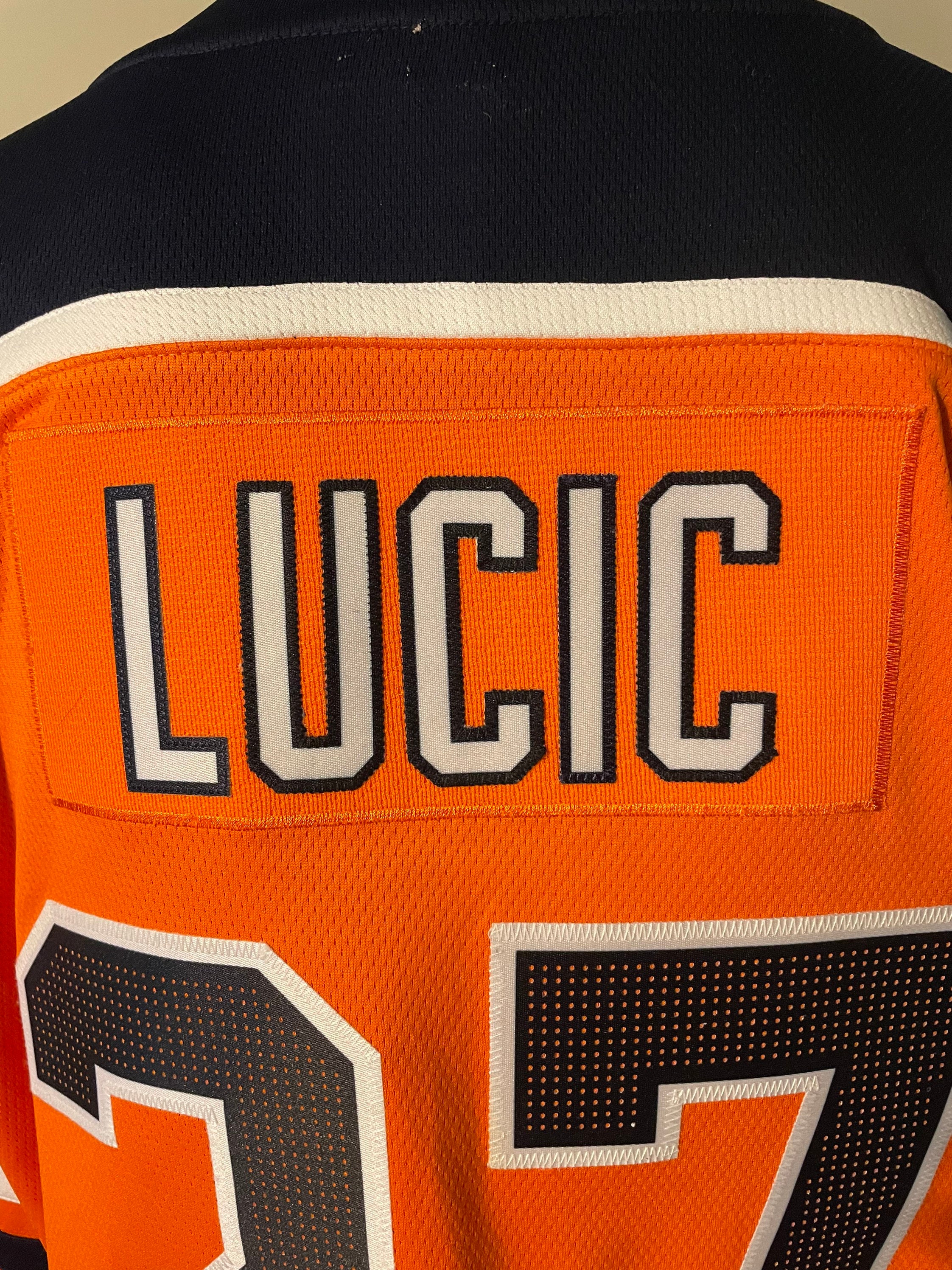 WhatElseIsNewVintage Edmonton Oilers Jersey Milan Lucic NHL Grail