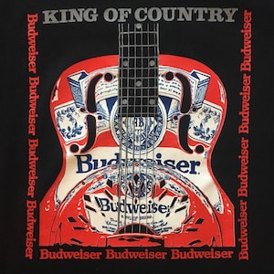 Budweiser beer tshirt.