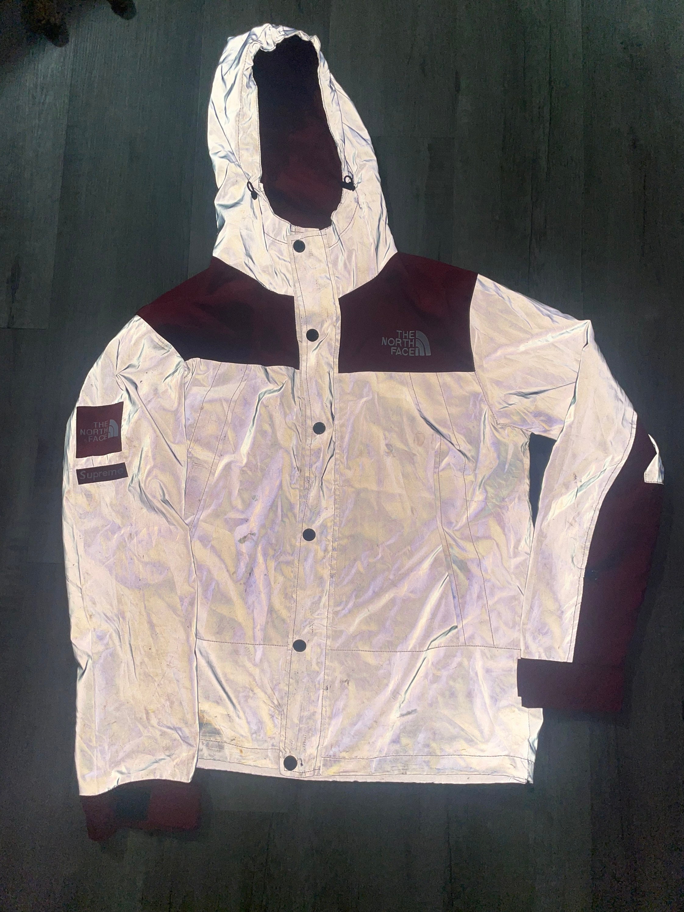 Supreme X the North Face Reflective 3M Mountain Parka Limited - Etsy