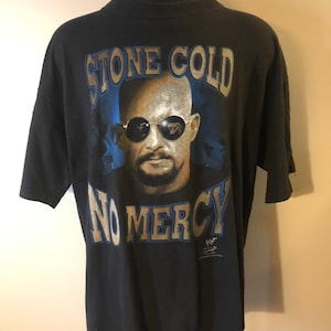 Vintage Stone Cold Steve Austin Shirt No Mercy WWE WWF 90s Grai