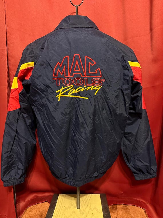 Vintage Mac Tools Racing Jacket 90's Checkered Flag Vintage Mac Tools Racing Jacket 90's Checkered Flag