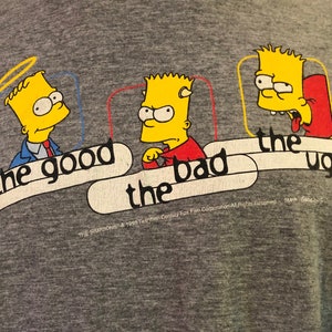 Vintage Bart Simpson Shirt The Simpsons