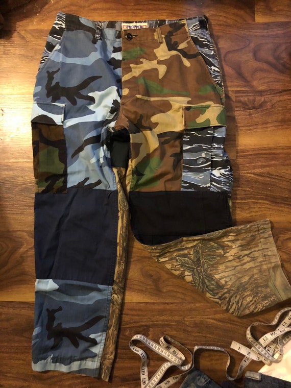 Vintage Camo Double Knee Cargo Pants - image 4