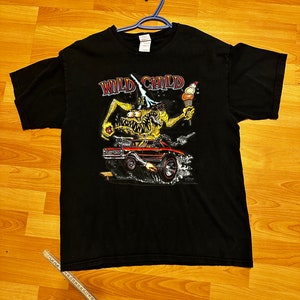 Ed Roth Rat Fink Tshirt Y2K Rat Rod Wild Child Classic Cars Streetwear Pin Up Rockabilly Grail