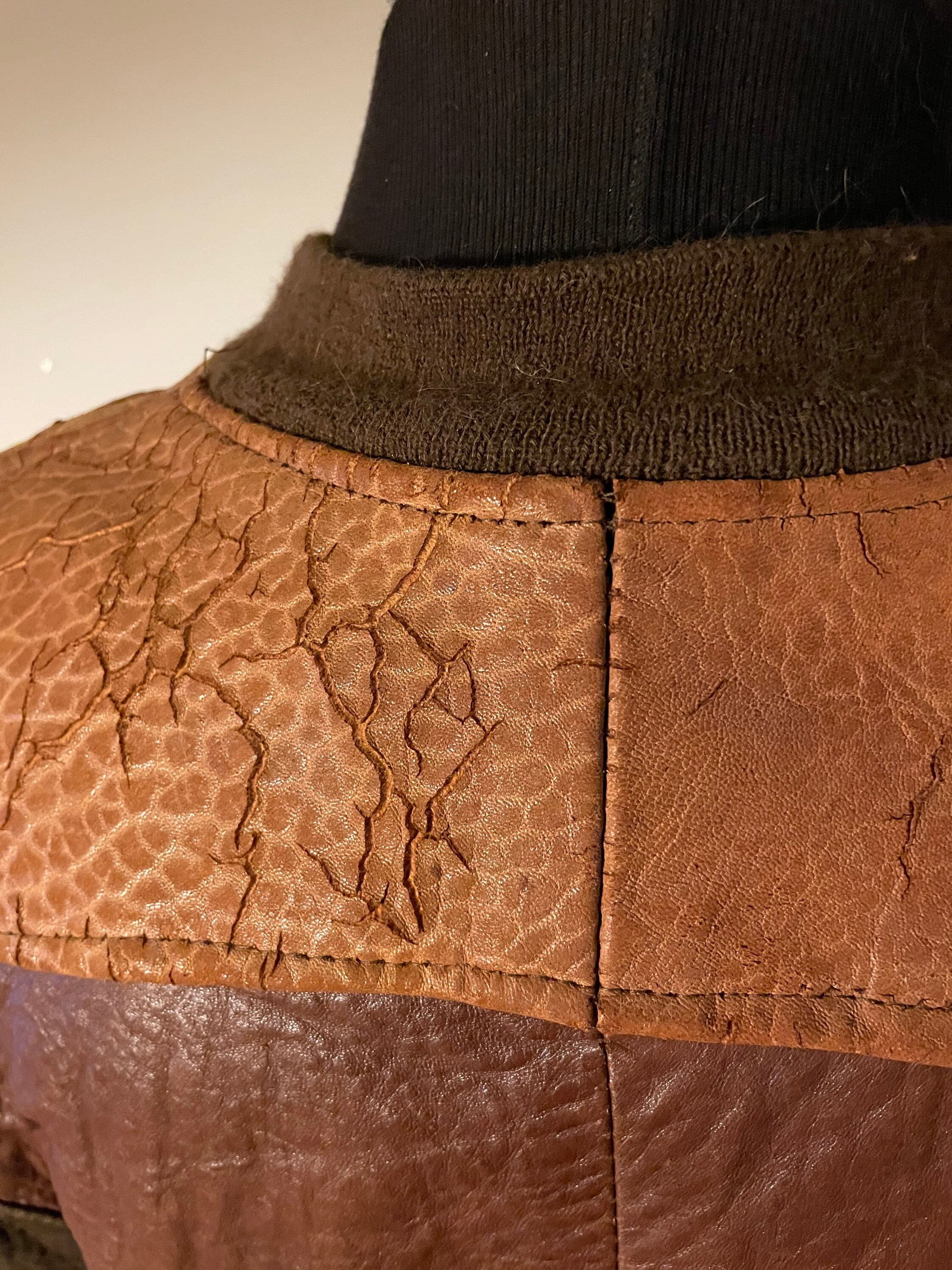 マイケルホーバンWHERE MI8ボールレザージャケット革ジャンXLヴィンテージ