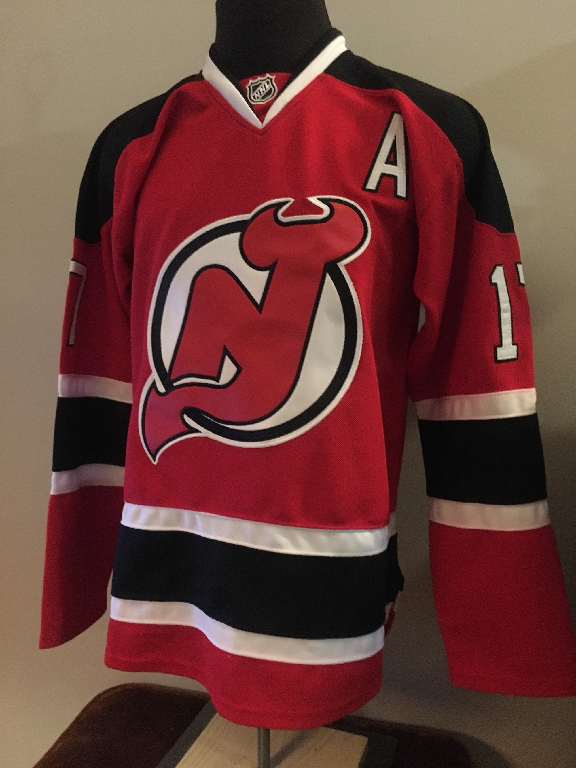 Vintage 1990's NHL New Jersey Devils Sweatshirt Hoodie Boy's