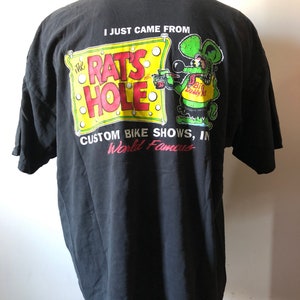Vintage Ed Roth The Rat’s Hole Shirt Rat Fink Grail