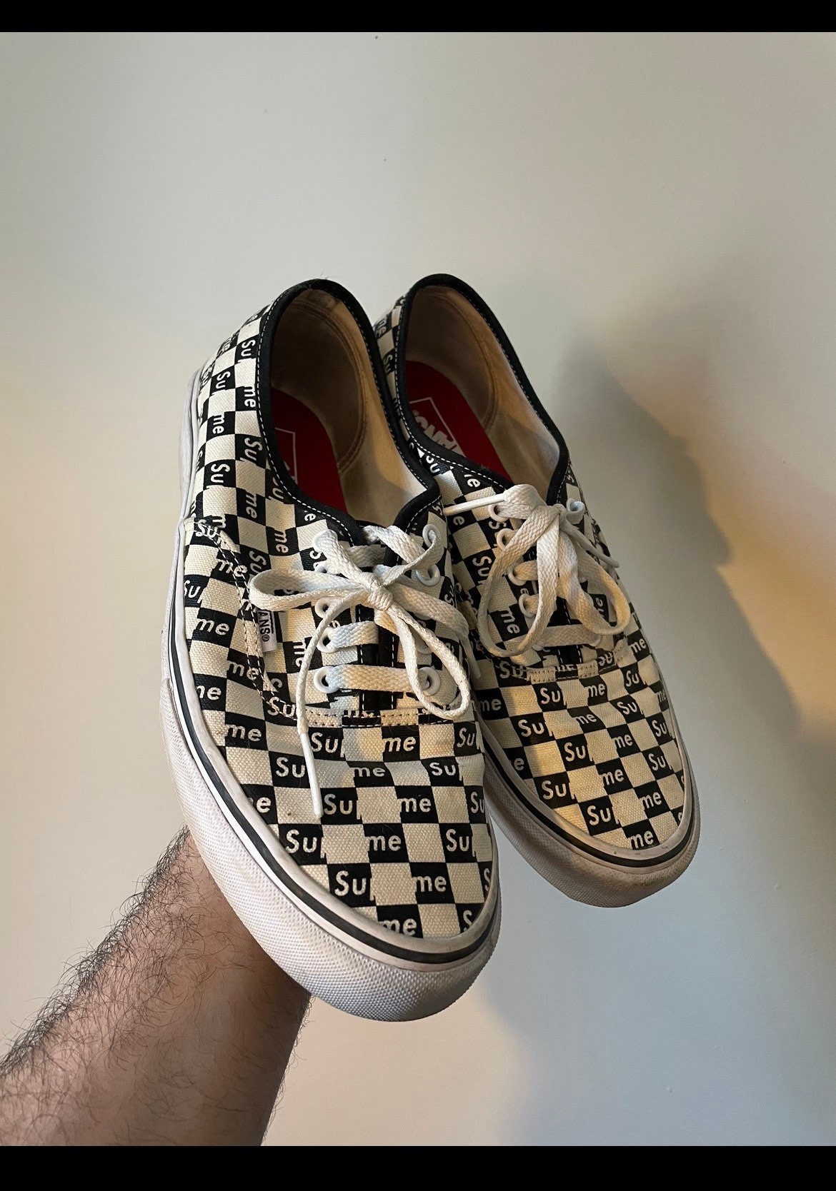 Vans Supreme x Authentic Pro 'Checkered Black' | Men's Size 10