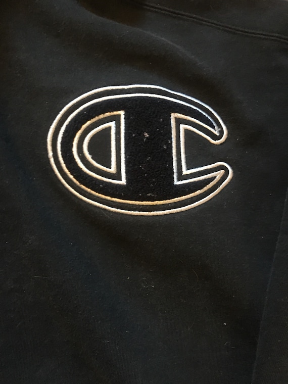 Vintage C Champion - Big Etsy Reverse Weave Hoodie Logo