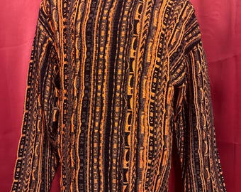 Vintage Lavane Sweater Coogi Style Textile 90s Grail Halloween Lovers