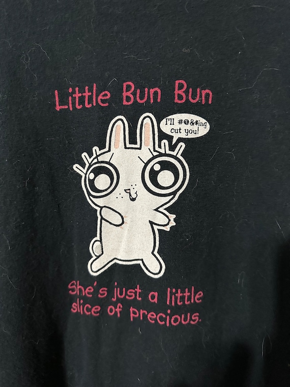 Roman Dirge Little Bun Bun Shirt Y2K Goth Comic Art Funny Tees Hot Topic