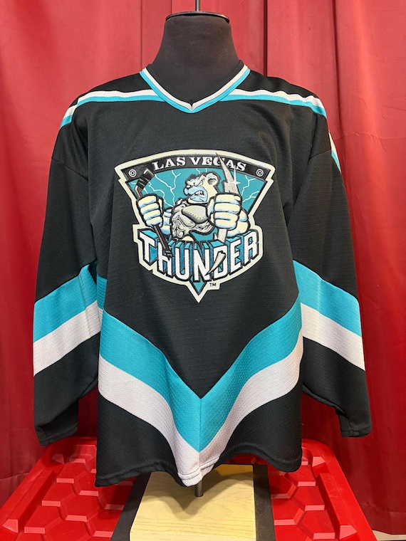 Vintage Las Vegas Thunder Jersey IHL Hockey Collectible Sportswear