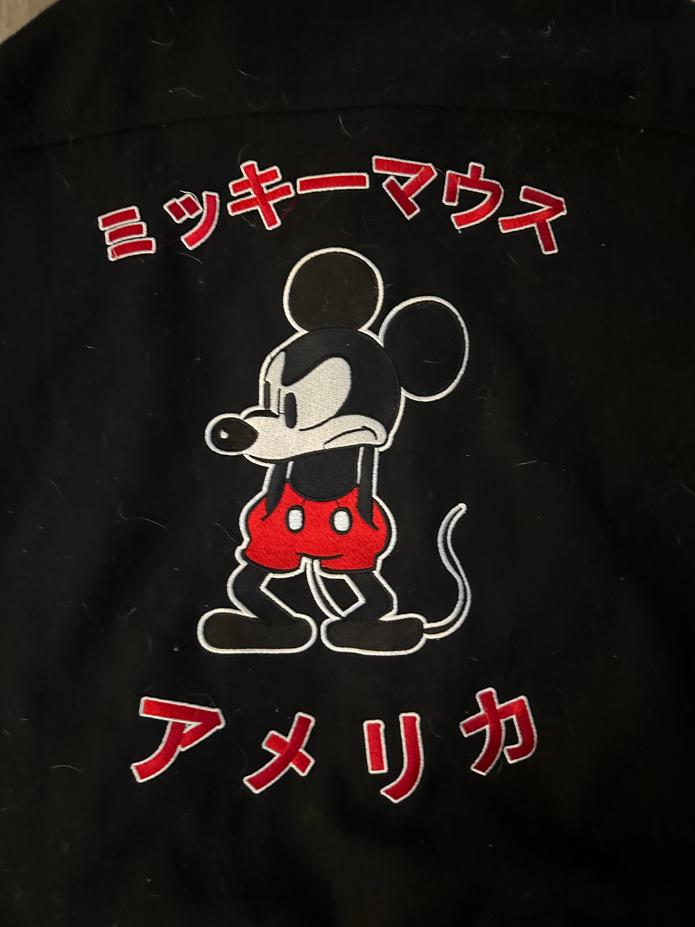 Disney X Forever 21 Mickey Mouse Jacket Y2K Letterman Moody Mickey 