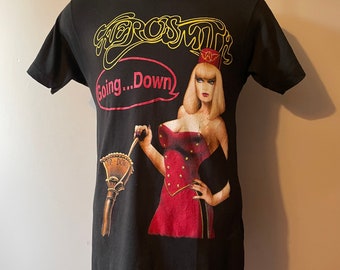 Aerosmith Pump Tour 1990 Tie Dye T Shirt Original Vintage