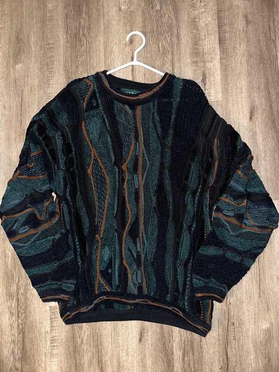 Vintage Tundra 3D Textile Knit Sweater 90s Streetwear Grail - Etsy