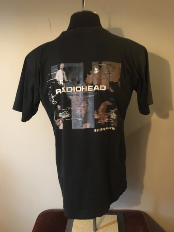 Vintage Radiohead T Shirt OK Computer 90s Band Tee Vintage Radiohead T Shirt OK Computer 90s Band Tee