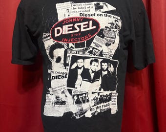 Vintage Johnny Diesel And The Injectors TShirt 90’s Band Tee Grail MTV Australia