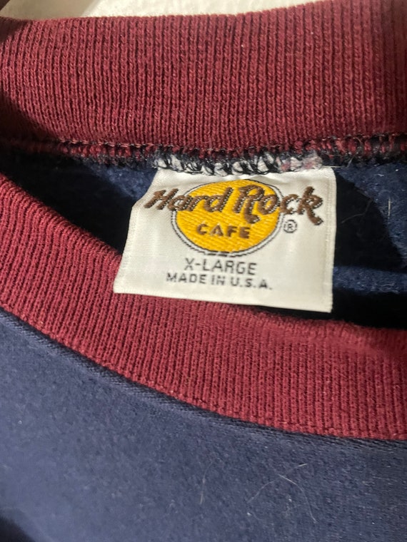 Vintage Hard Rock Cafe Crewneck Sweatshirt 90s Re… - image 6