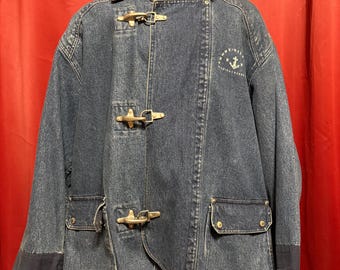 Vintage Tommy Hilfiger Fireman’s Jacket Denim 90s Grail