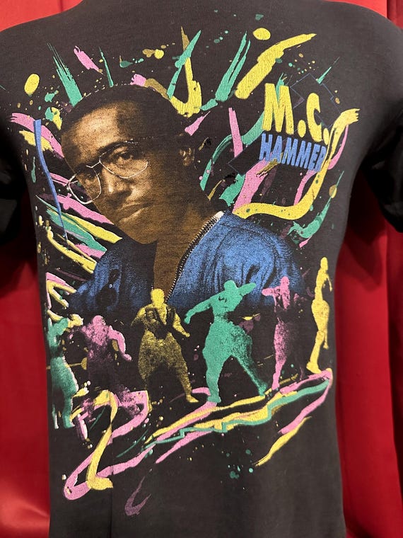 Vintage MC Hammer Tshirt 90's Rap Tee Streetwear Grail U Can't
