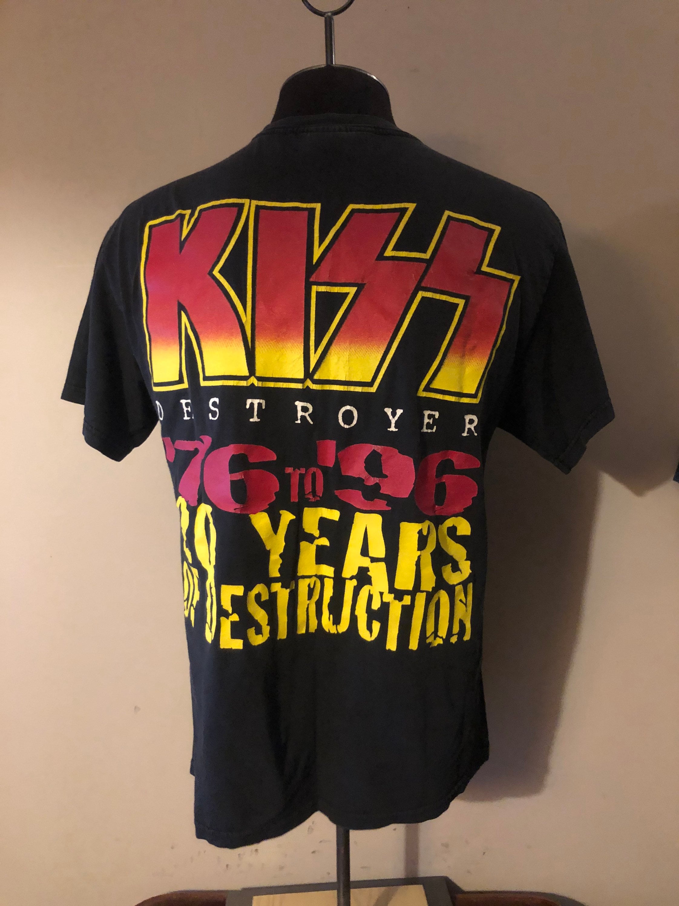 Vintage Kiss Destroyer Shirt 76-96 20th Anniversary Grail - Etsy Vintage Kiss Destroyer Shirt 76-96 20th Anniversary Grail - Etsy