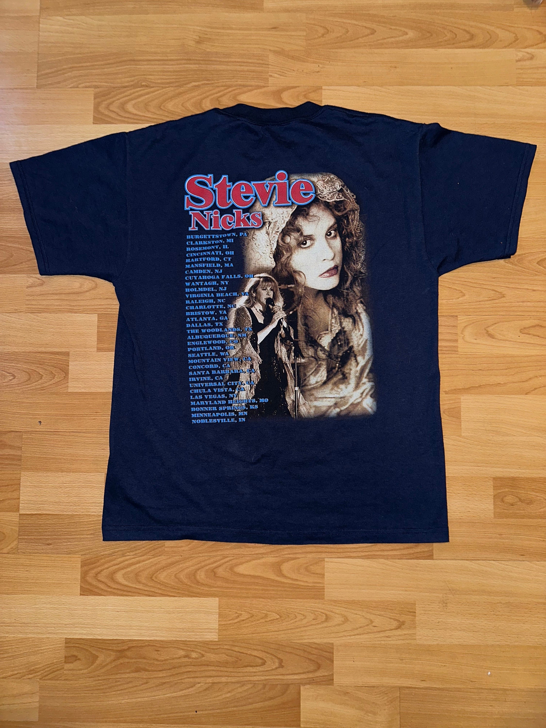 Vintage Stevie Nicks Tshirt Y2K Bootleg Rap Tee Style