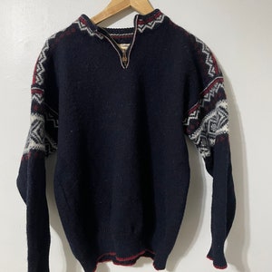 Dale of Norway Sweater Quarter Zip Up Pullover