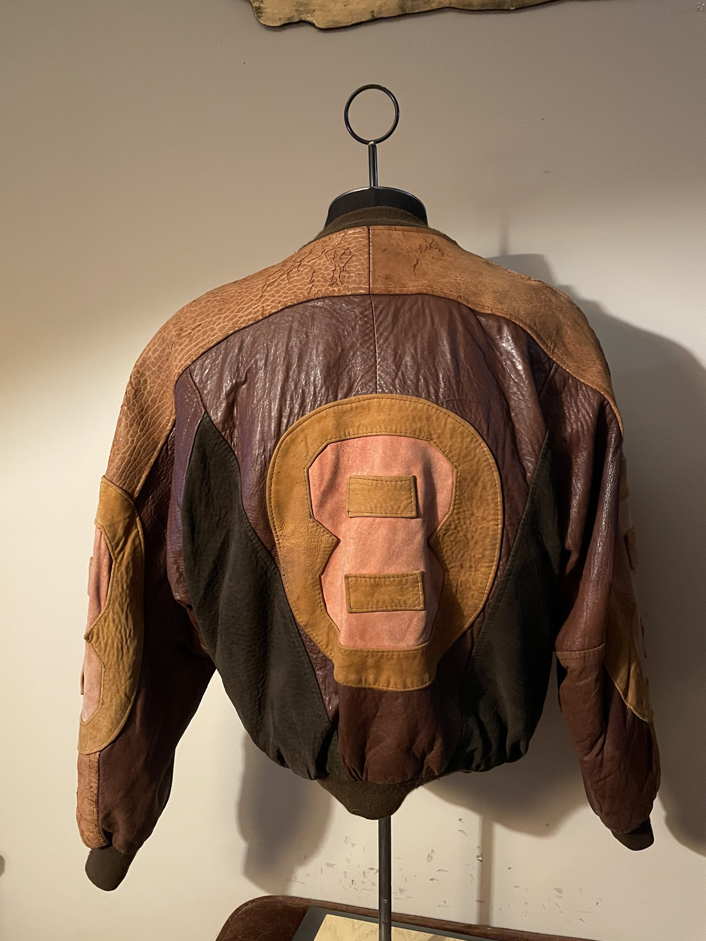 Michael Hoban Rare Basketball Leather Suede Jacket