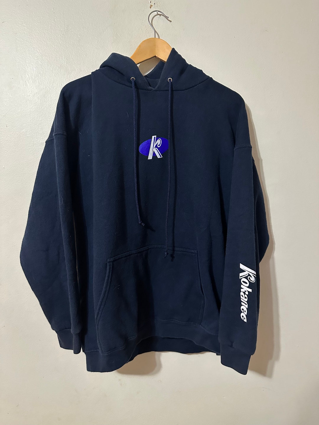 Vintage Kokanee Beer Hoodie 90s Size Large Etsy
