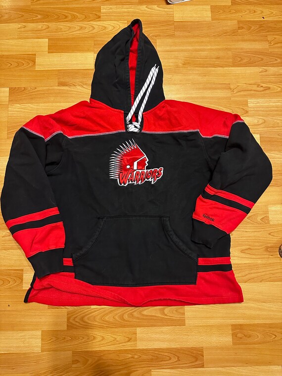Reebok Face off Collection Hoodie Moose Jaw Warriors WHL Y2K Streetwear Etsy UK