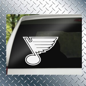 Blues Car Decal, Hockey Decal, Vehicle Window Decal