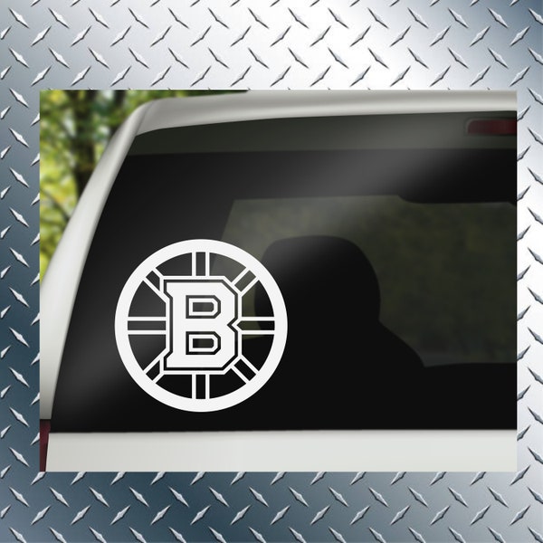 Bruins Car Decal, Hockey Decal, Vehicle Window Decal