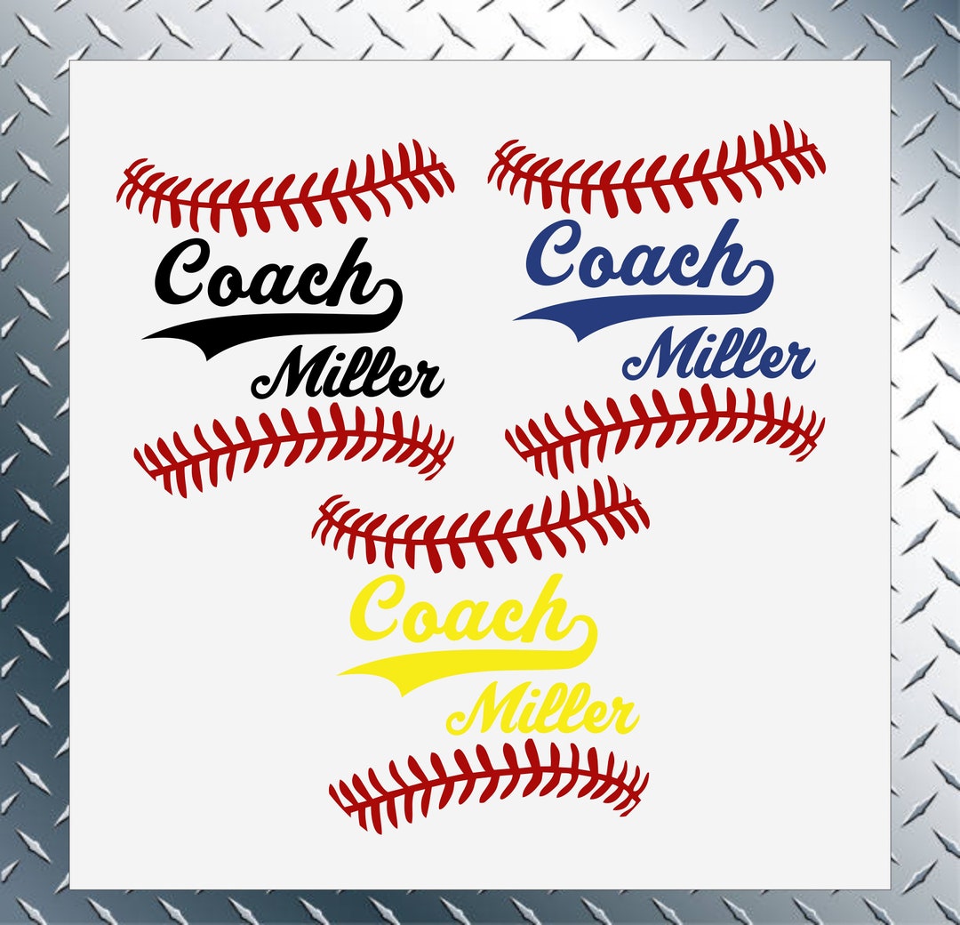 Softball Coach Decal, Baseball Coach Decal, Softball Decal, Custom