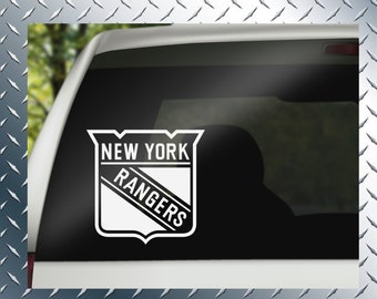 Rangers Car Decal, Hockey Decal, Vehicle Window Decal
