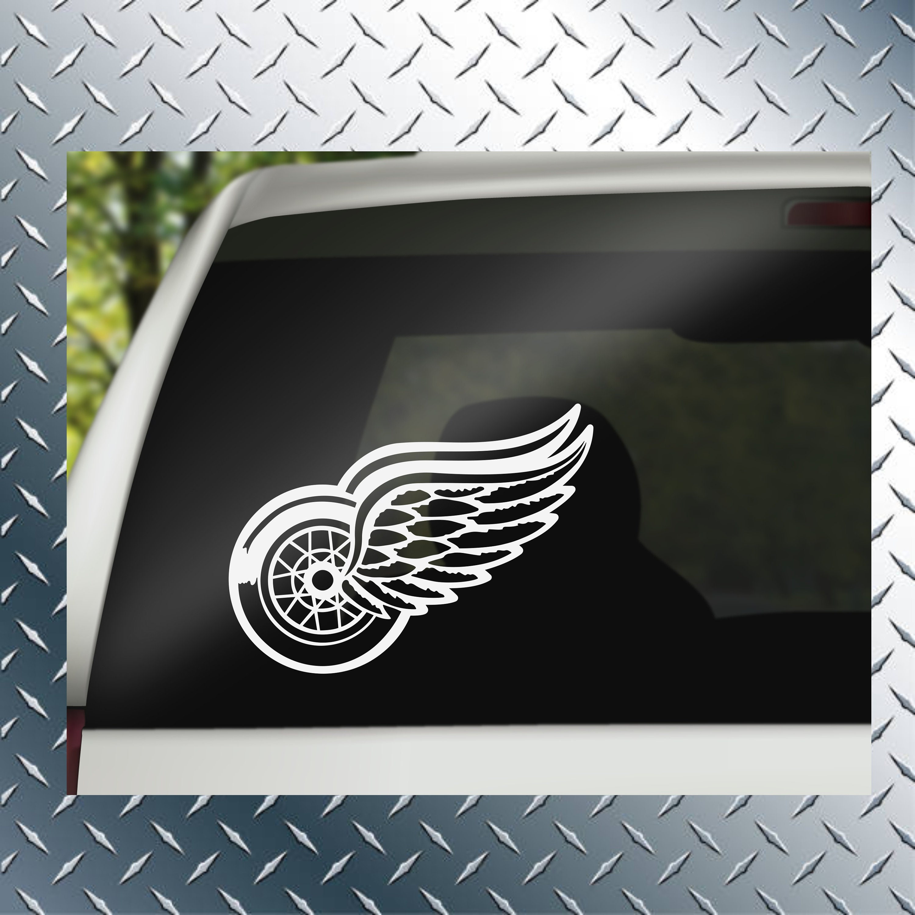 Redwings Car Decal, Hockey Decal, Vehicle Window Decal
