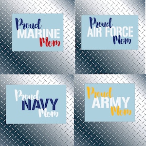 Military Mom decal, proud army mom decal, proud navy mom sticker, proud marine mom, proud air force mom, proud coast guard mom