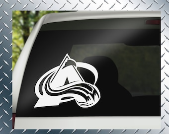 Avalanche Car Decal, Hockey Decal, Vehicle Window Decal